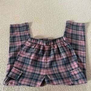 5 for $20 SALE! art class Pink and Black Plaid cargo Pants with pockets